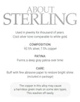 Information about sterling silver jewelry