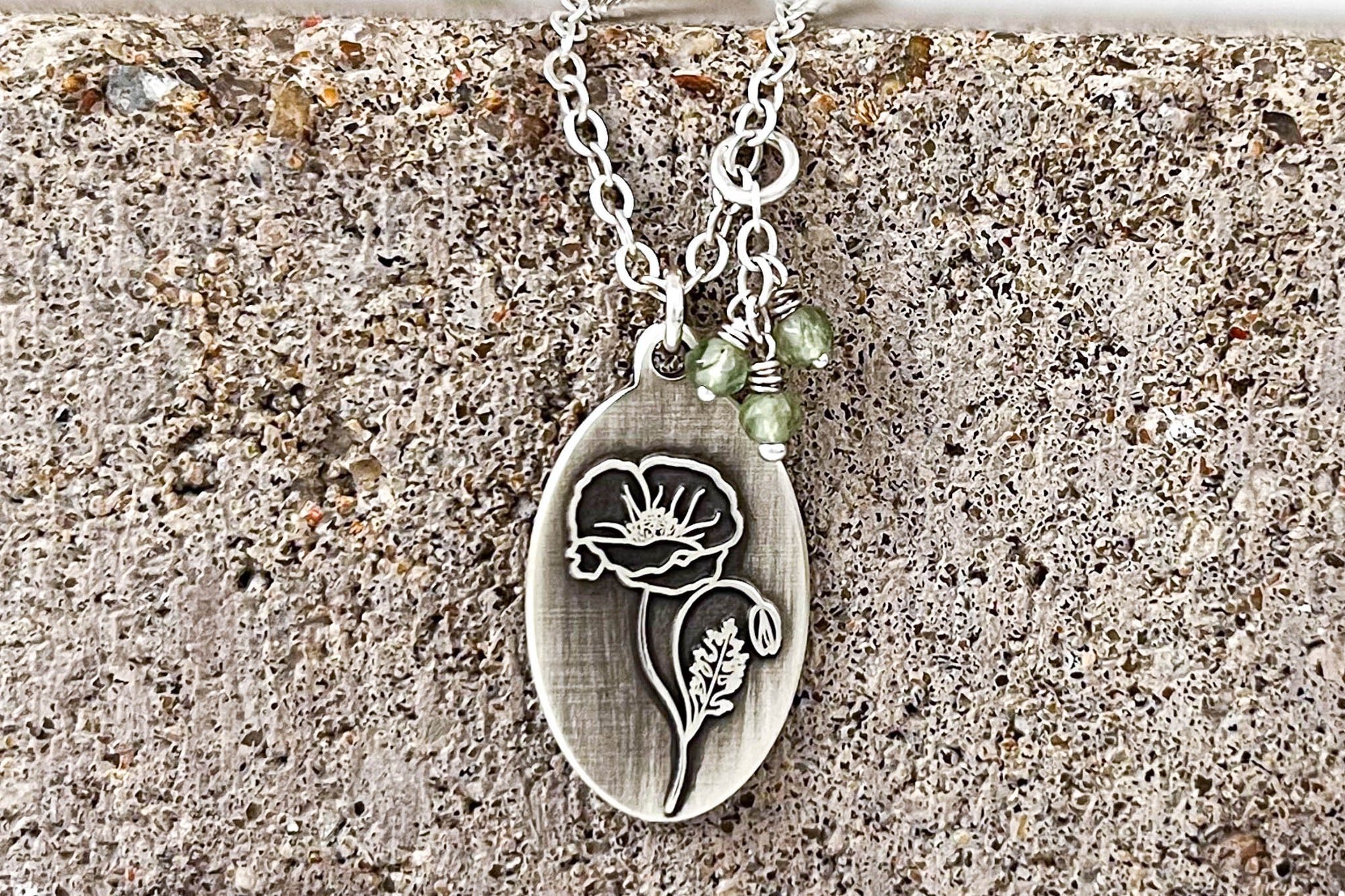 Poppy Necklace (August)