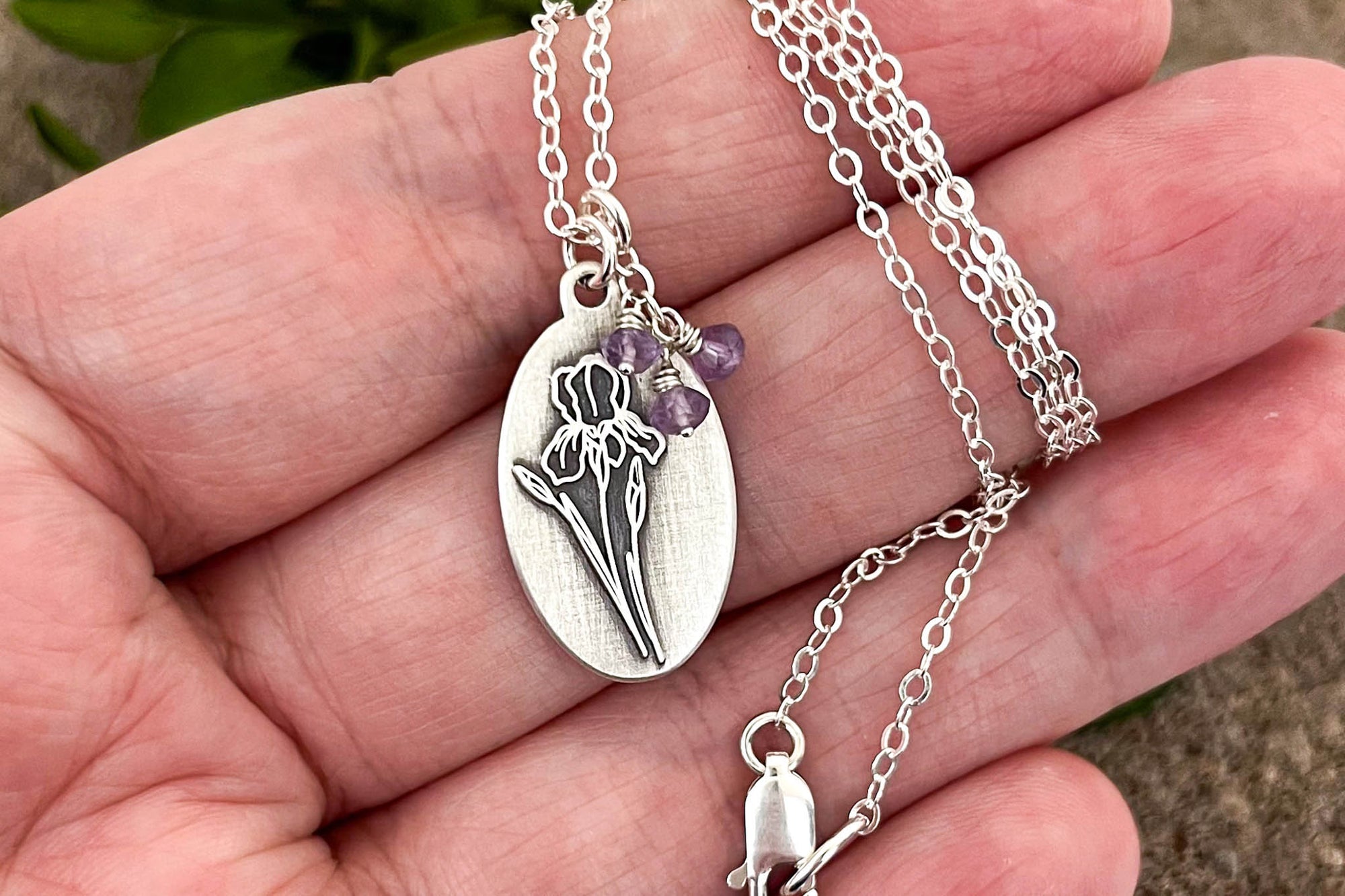 Iris Necklace (February)