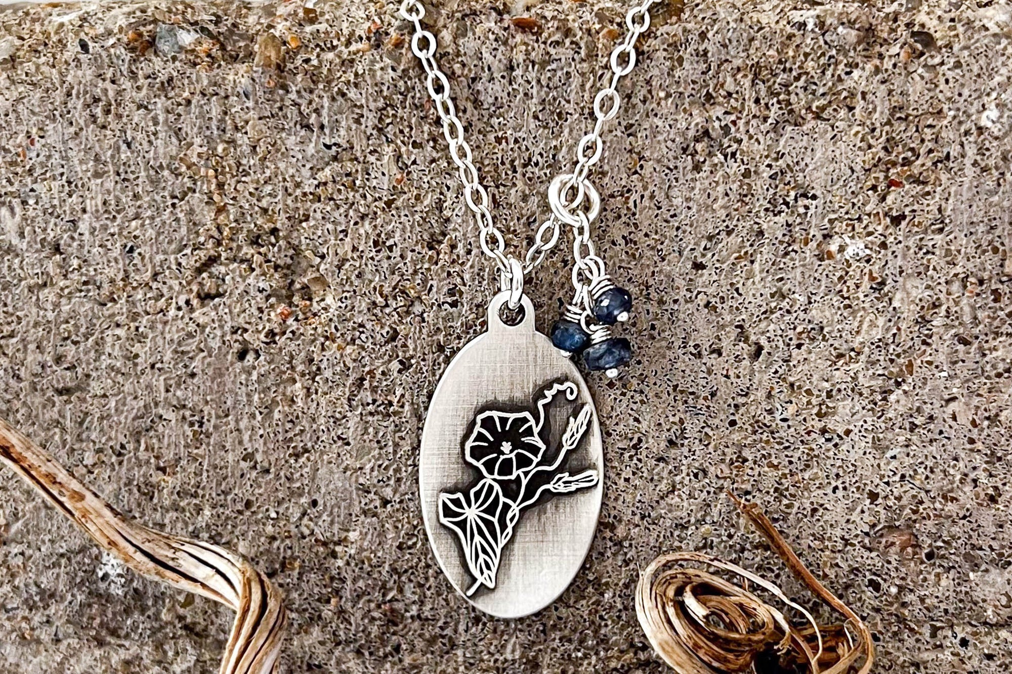 Morning Glory Necklace (September)