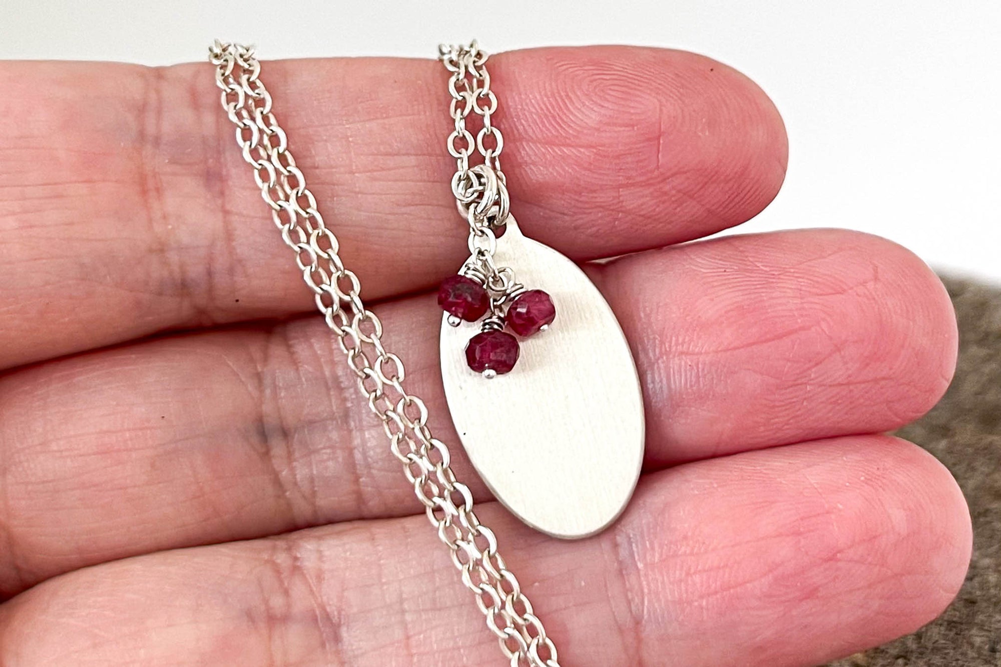 Snowdrop Necklace (January)