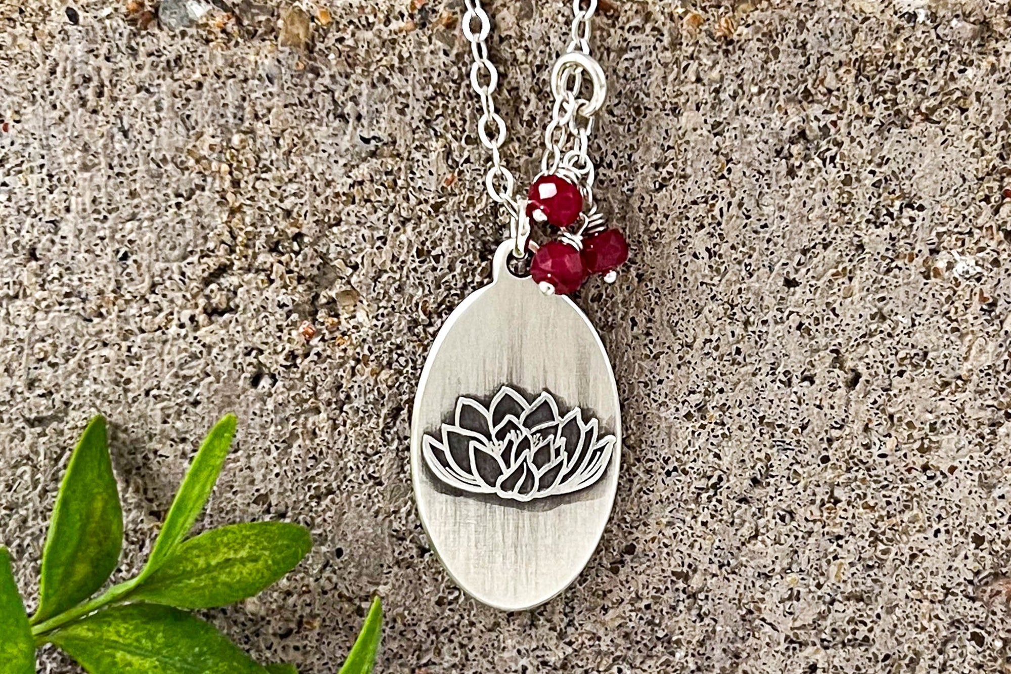 Water Lily Necklace (July)