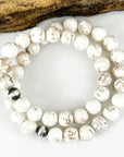 Sutton Bracelet | Magnesite Beads | Unisex Healing Crystal | Gemstone Stretch Bracelet | House of Jaco | Scripted Jewelry