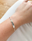 Taylor Bracelet | Engraved with Your Own Writing, Signatures Handprints and Doodles | Sentimental Touching Gifts for Her | Scripted Jewelry
