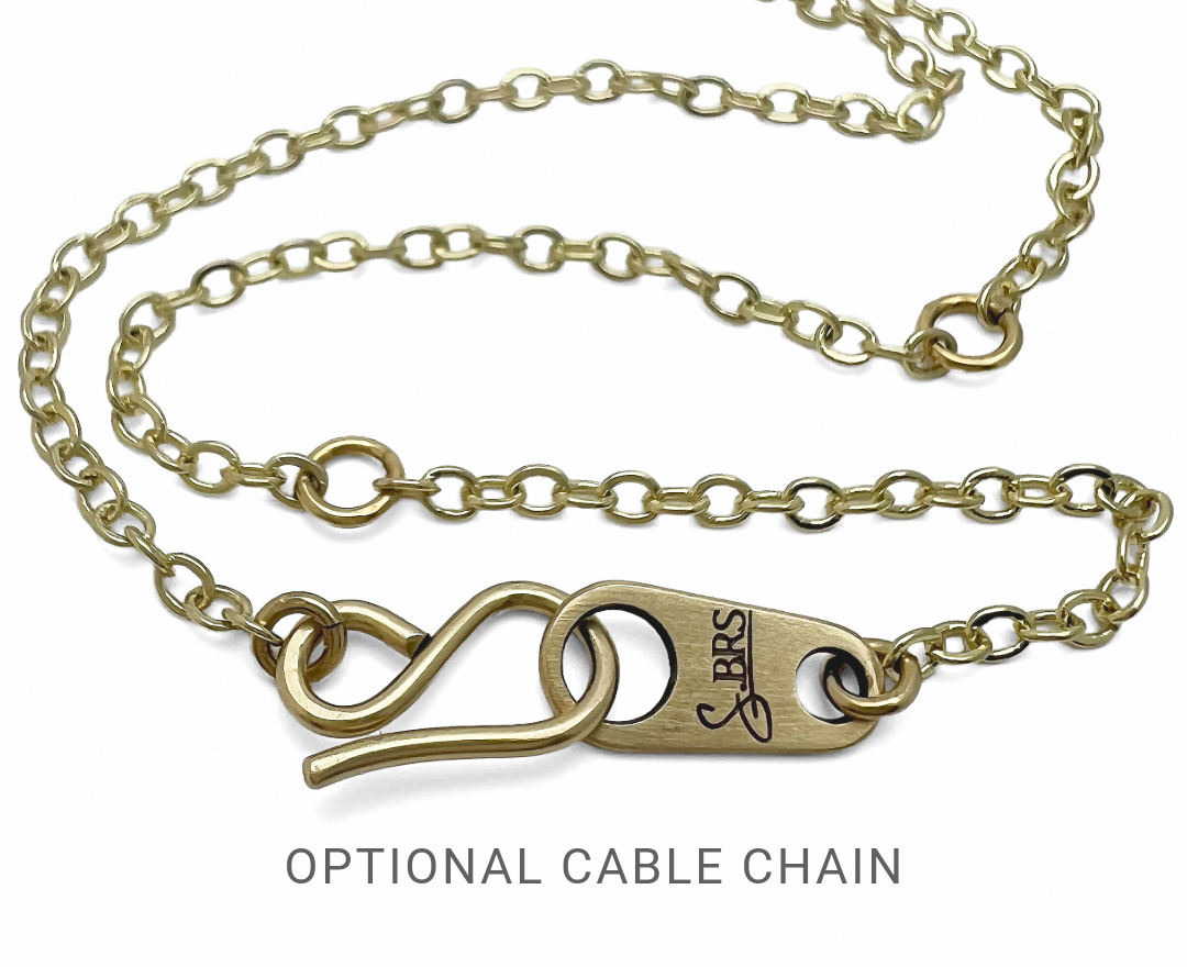 optional brass cable chain