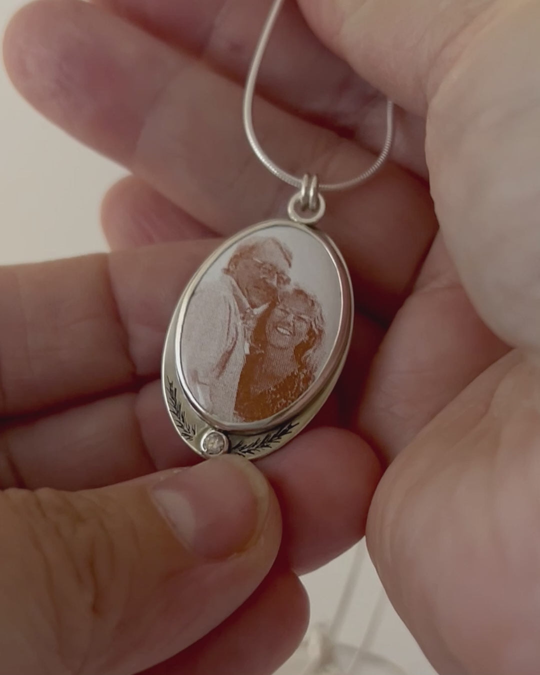 Custom portrait jewelry