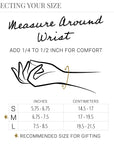 Leighton Cuff | Sizing Guide | Scripted Jewelry